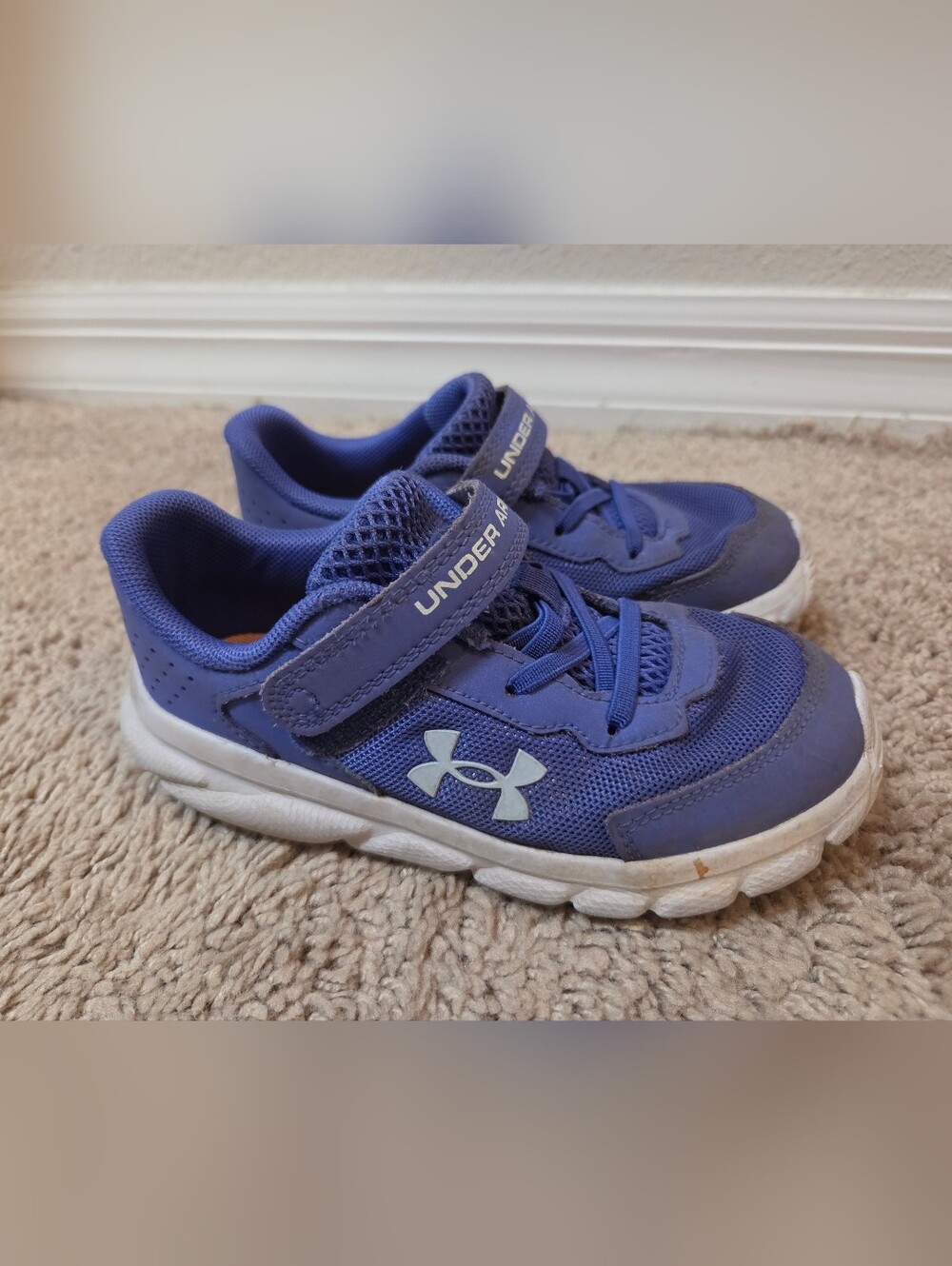 Under Armour Kids' Purple Athletic Sneakers